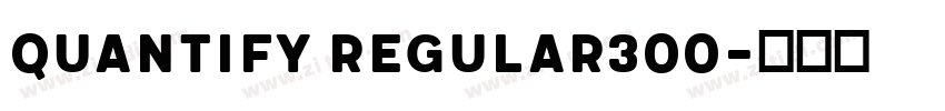 Quantify Regular300字体转换 Quantify Regular300字体转换